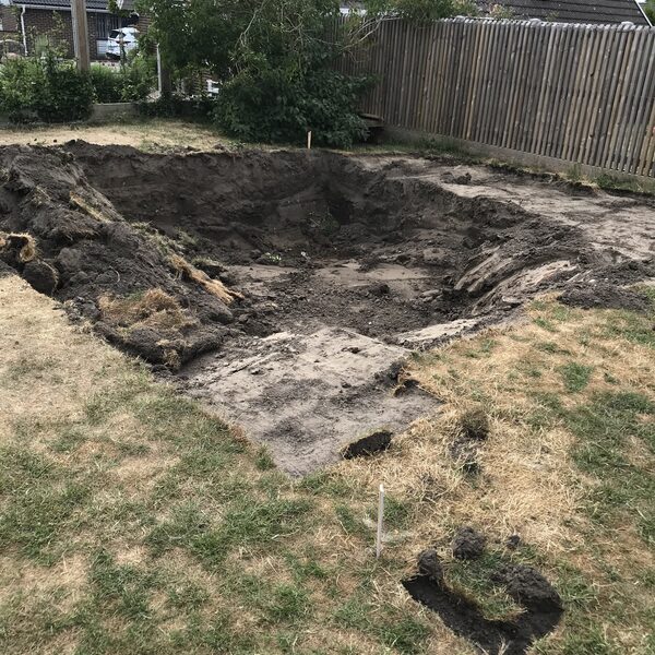 Tidigare projekt – markarbete och förberedelser