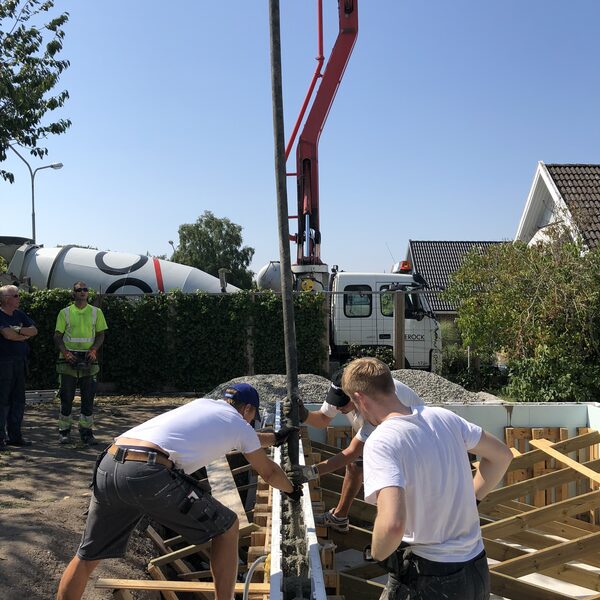 Tidigare projekt – gjutning vid pump