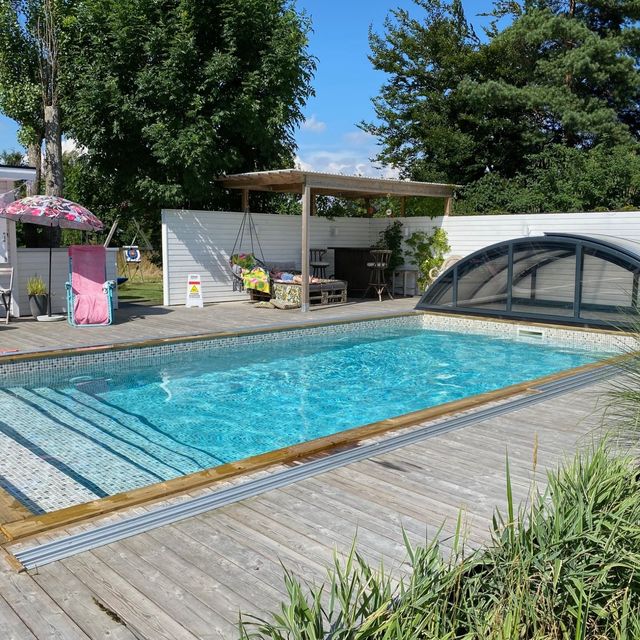 Tidigare projekt – färdig pool översikt