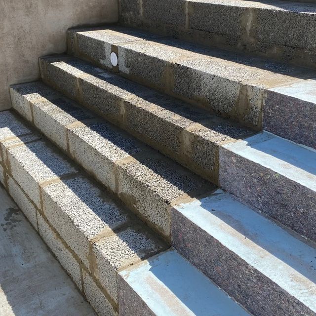 Tidigare projekt – trappa efter