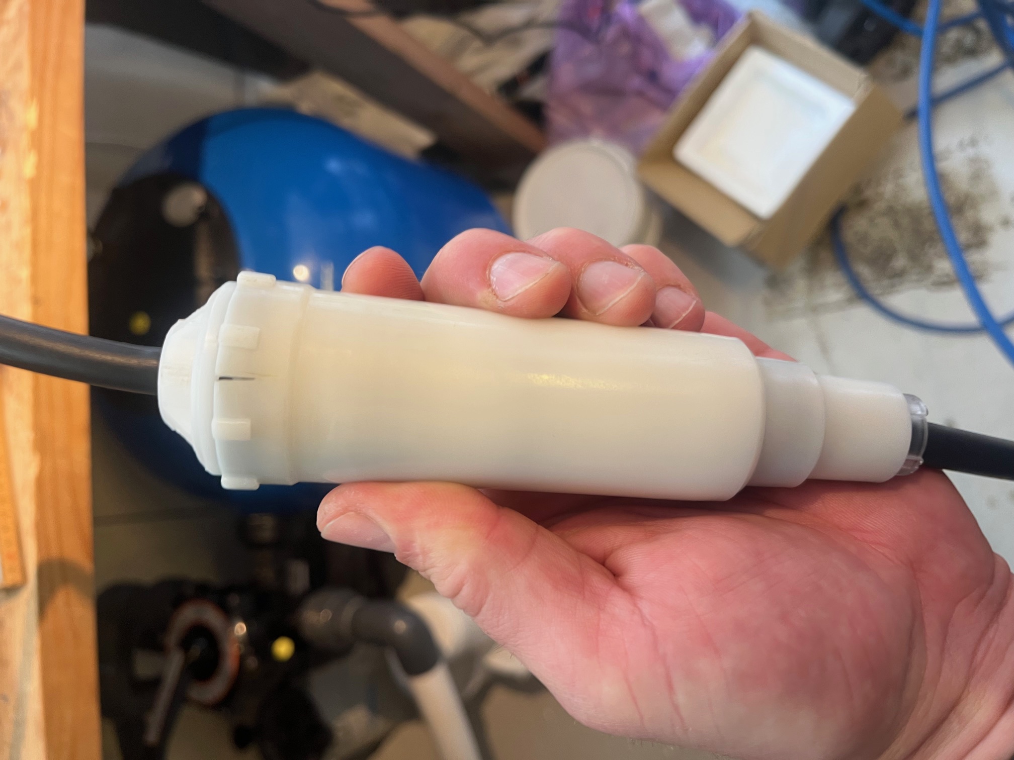 Poolrobot – kabelsvivel/kabelgenomföring reparation